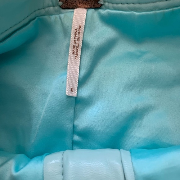 Free people, vegan leather shorts size 0 - Picture 6 of 9